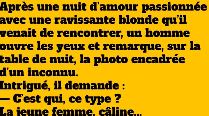 blague photo sur la table