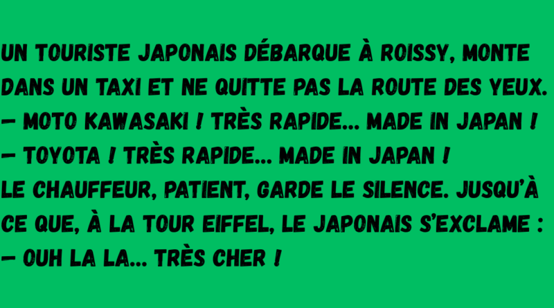 touriste japonnais roissy blague
