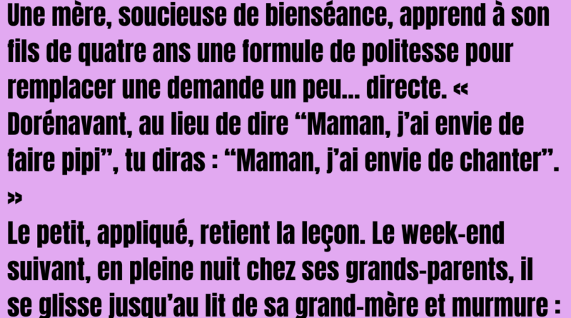 regle maman blague
