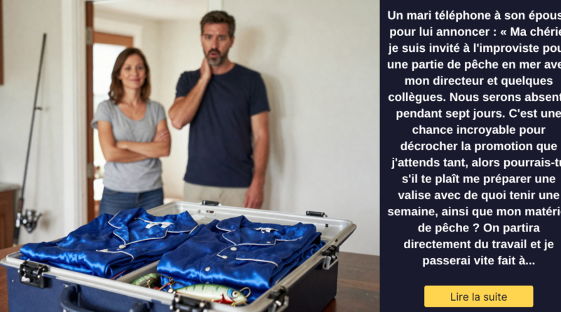 Image d’accroche humour “À cause de ma femme”
