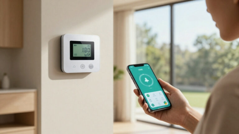 Compteur électrique domestique moderne montrant une consommation maîtrisée pour limiter la hausse des tarifs